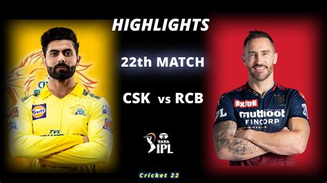 ipl 2022 csk vs rcb